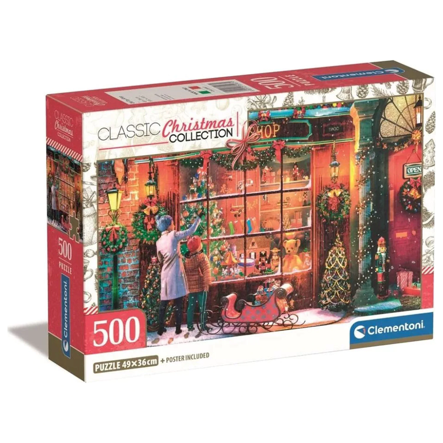Christmas Old Toy Shop puzzle de 500 de piese poza produsului