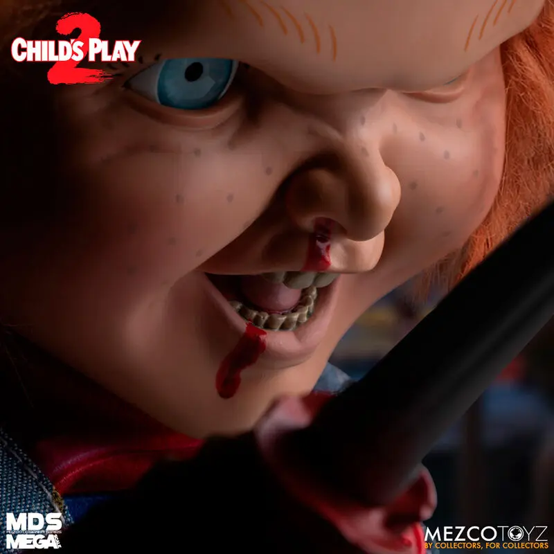 Child´s Play 2 Designer Series Păpușă Vorbitoare Menacing Chucky 38 cm poza produsului