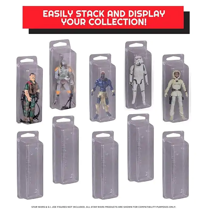 Clamshell PET Protectors Set de 50 pentru Action Figures poza produsului