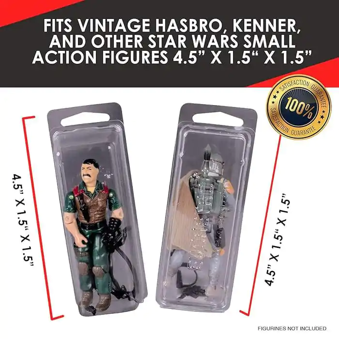 Clamshell PET Protectors Set de 50 pentru Action Figures poza produsului