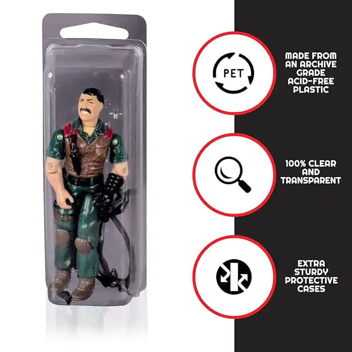 Clamshell PET Protectors Set de 50 pentru Action Figures poza produsului