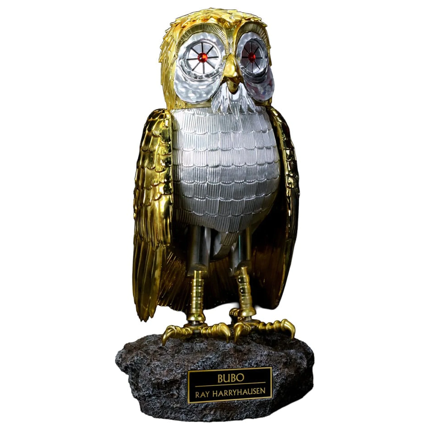 Clash of the Titans Statuie Ray Harryhausens Bubo Gold Patina Edition Deluxe Ver. 34 cm poza produsului