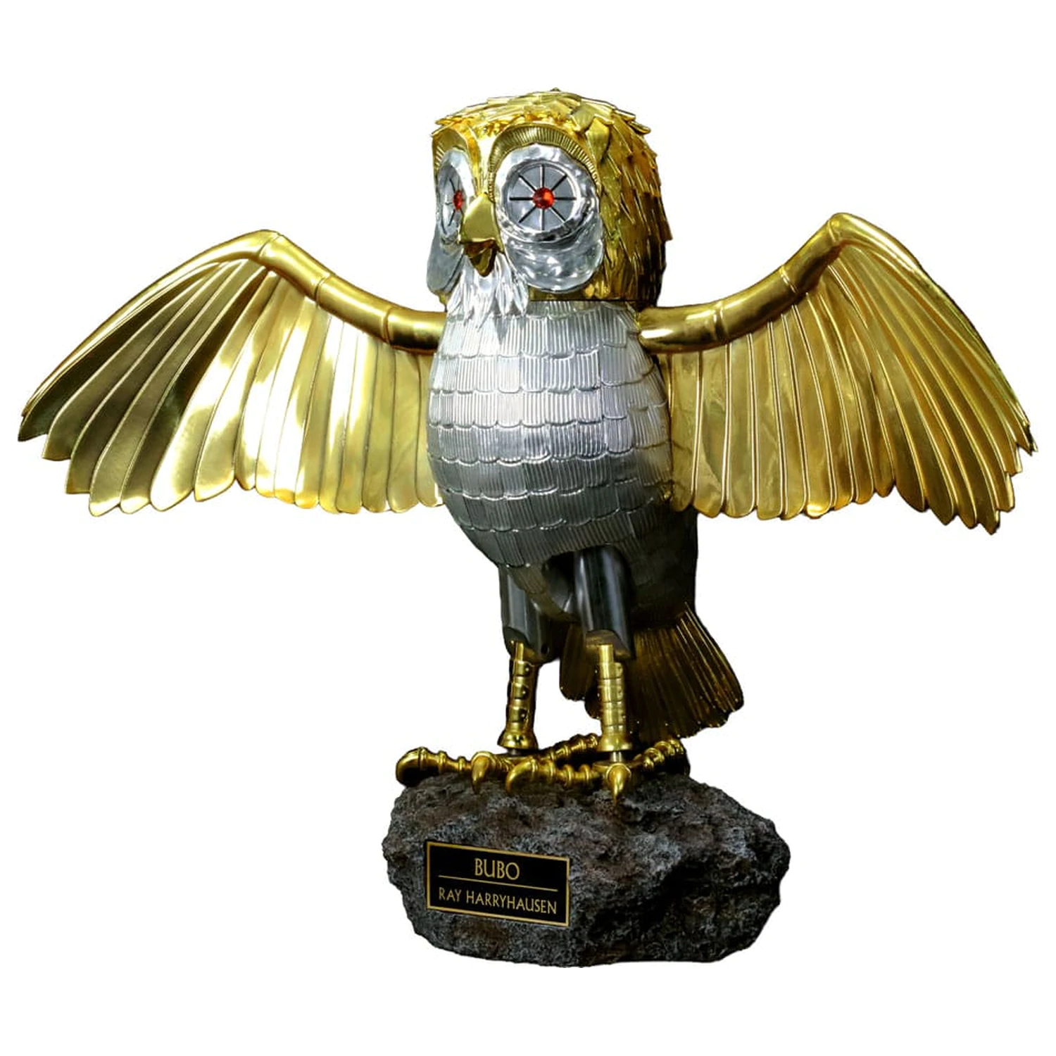 Clash of the Titans Statuie Ray Harryhausens Bubo Gold Patina Edition Normal Ver. 34 cm poza produsului