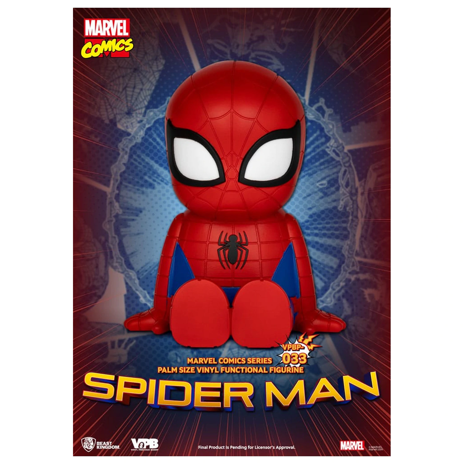 Classic Marvel Comics Piggy Vinyl Bank Spiderman 12 cm poza produsului