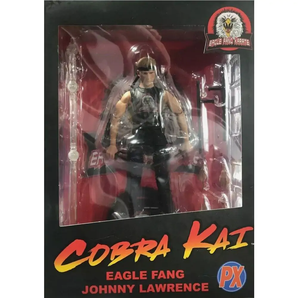 Figurină de acțiune Cobra Kai Johnny Lawrence Eagle Fang Previews Exclusive 18 cm poza produsului