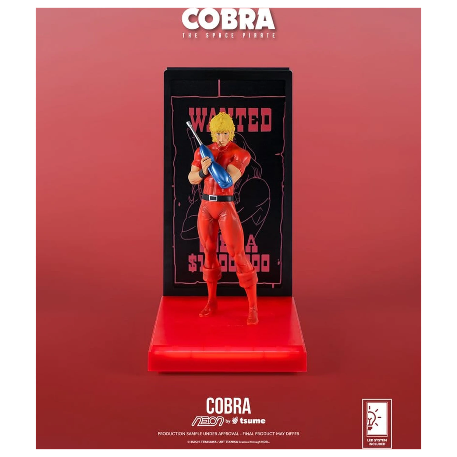 Figura Cobra Neon 1/9 Cobra The Space Pirate 20 cm poza produsului