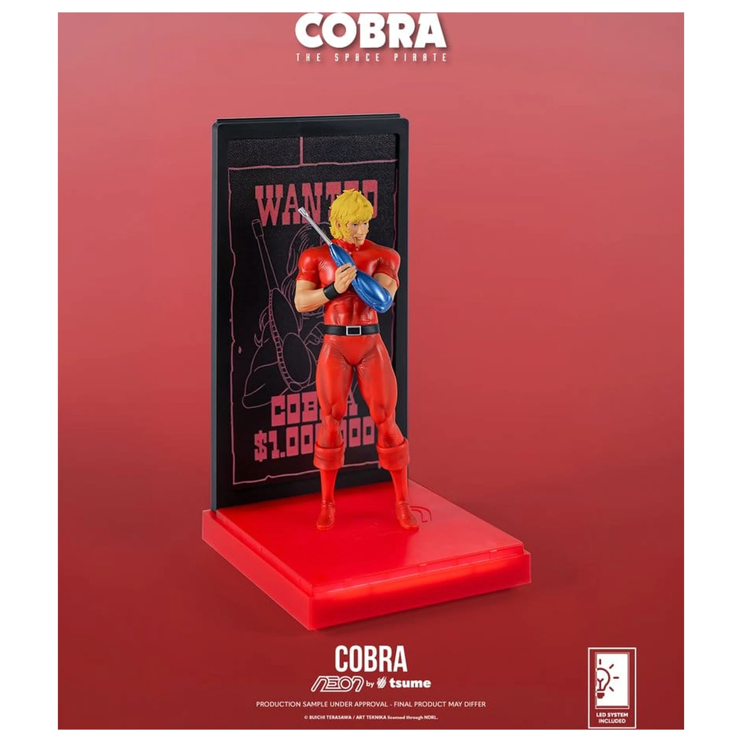 Figura Cobra Neon 1/9 Cobra The Space Pirate 20 cm poza produsului