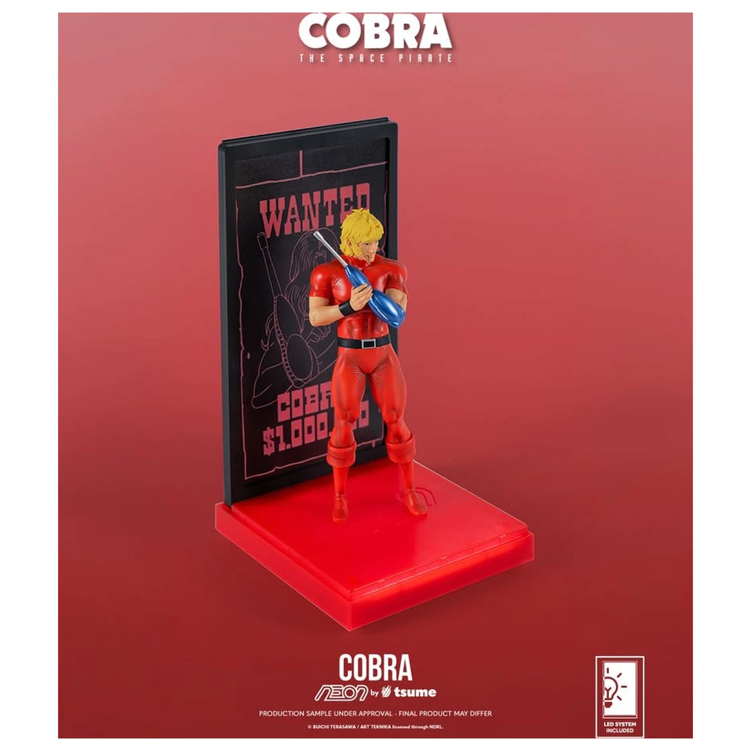 Figura Cobra Neon 1/9 Cobra The Space Pirate 20 cm poza produsului