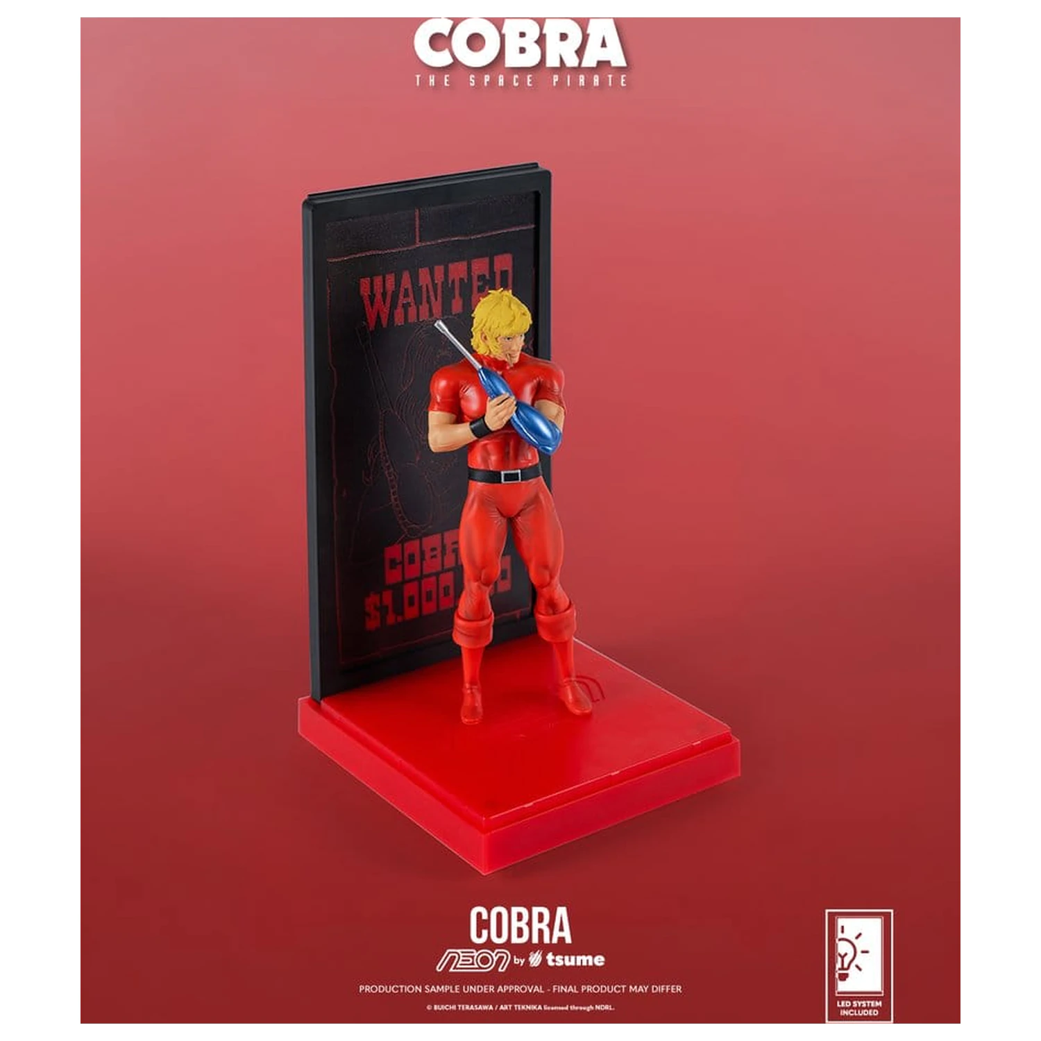 Figura Cobra Neon 1/9 Cobra The Space Pirate 20 cm poza produsului