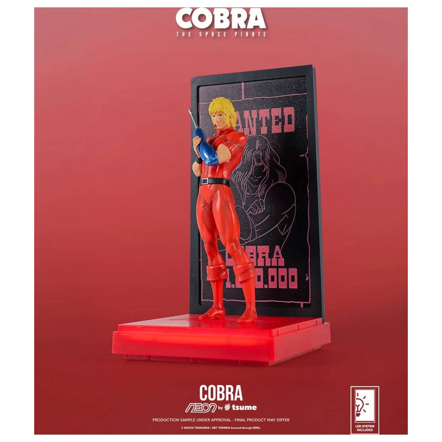 Figura Cobra Neon 1/9 Cobra The Space Pirate 20 cm poza produsului