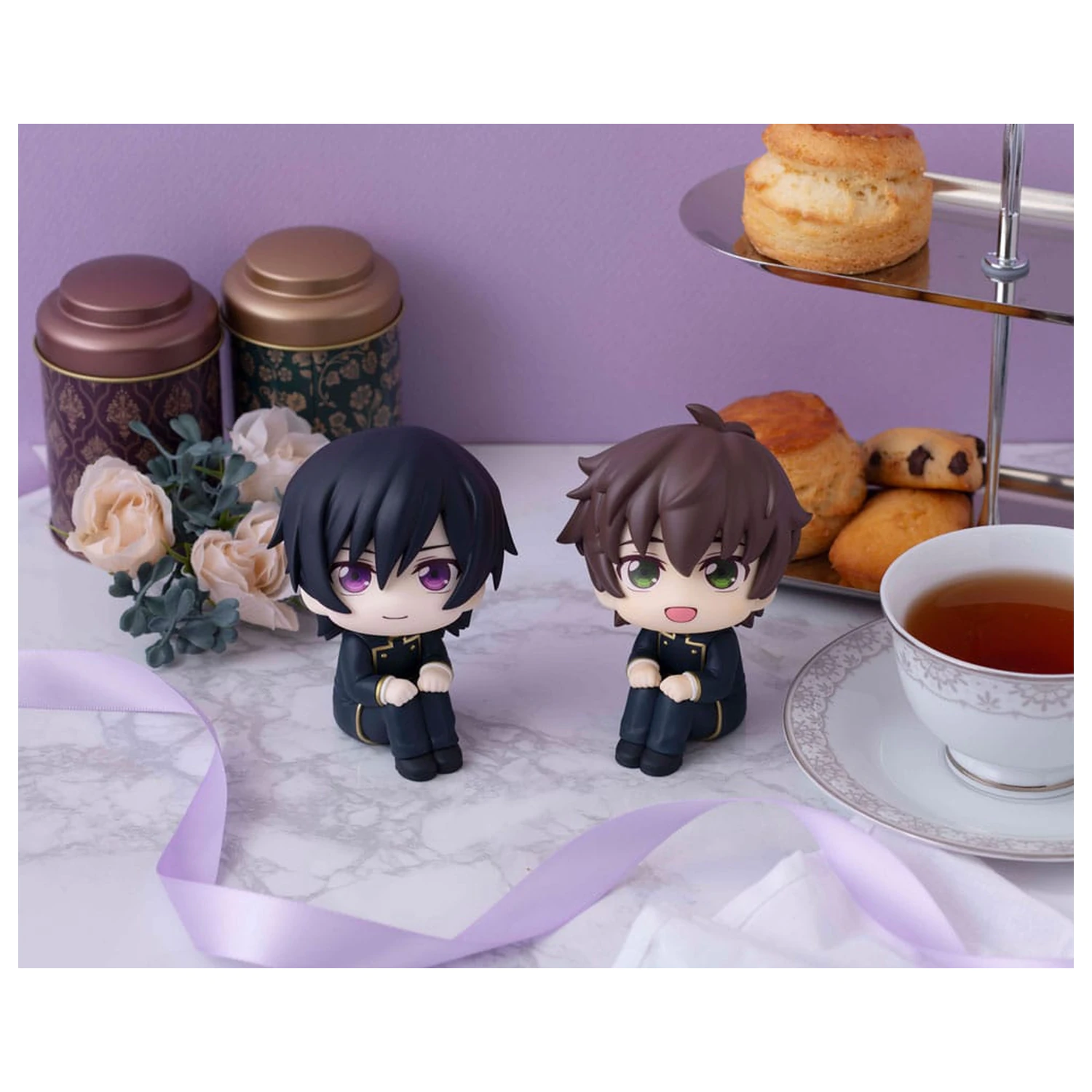 Code Geass Lelouch of the Rebellion Look Up statui din PVC Lelouch Lamperouge & Suzaku Kururugi Set (cu cadou) 11 cm poza produsului