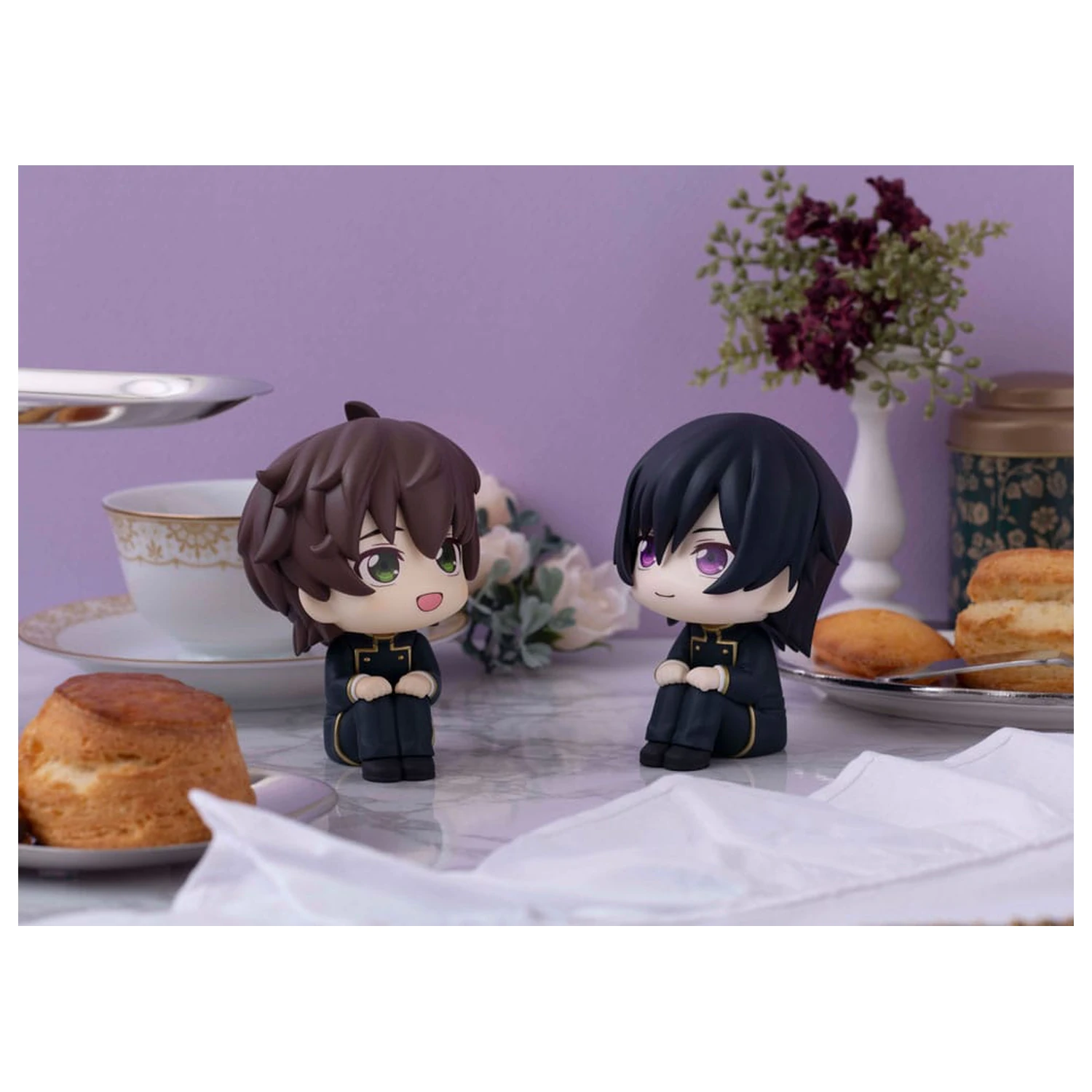 Code Geass Lelouch of the Rebellion Look Up statui din PVC Lelouch Lamperouge & Suzaku Kururugi Set (cu cadou) 11 cm poza produsului