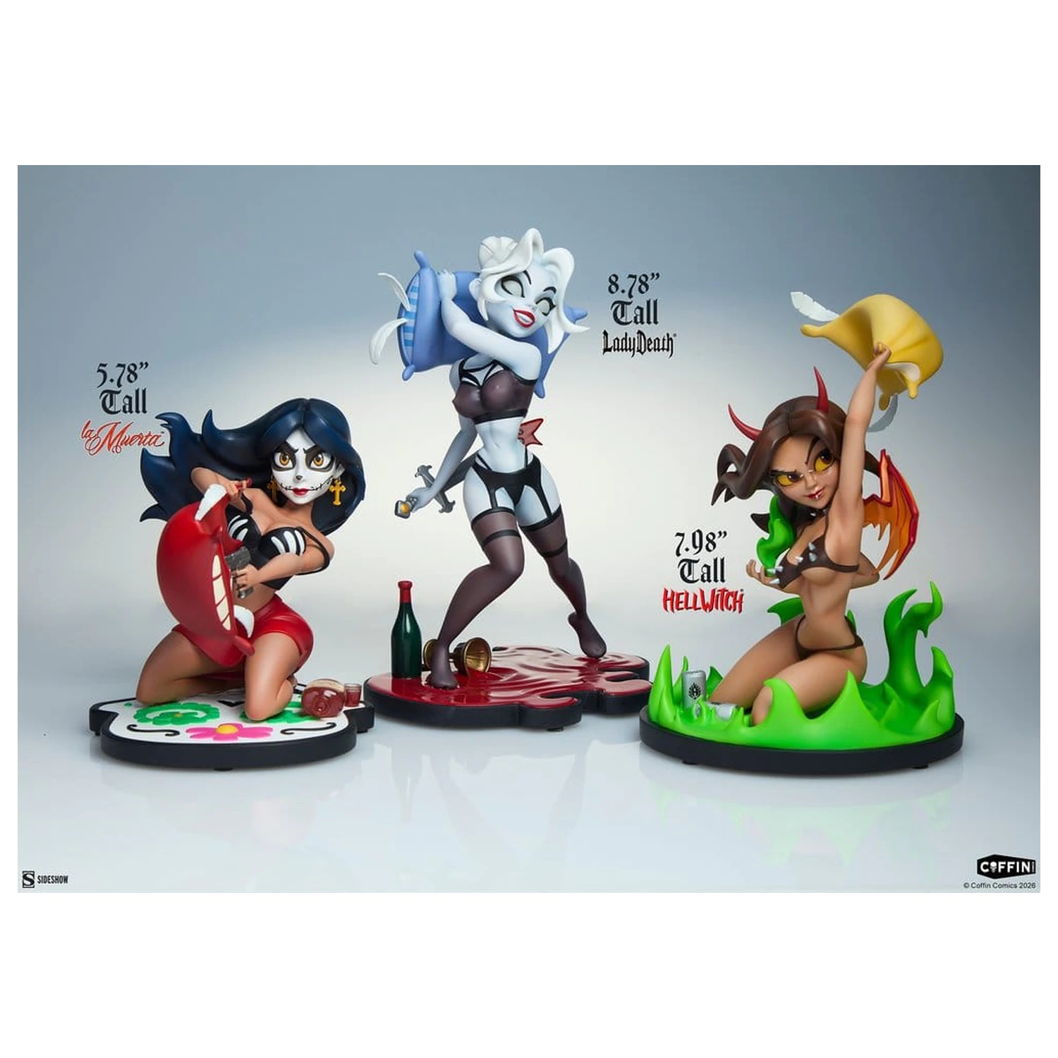 Coffin Comics Statuete Designer Set Sleepover In Hell poza produsului
