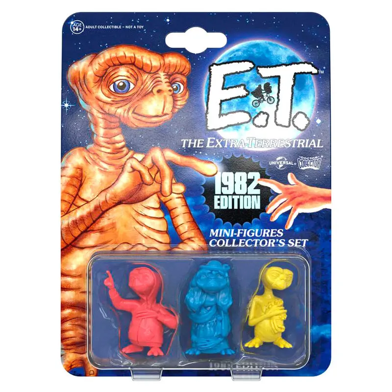 E.T. the Extra-Terrestrial Collector's Set Mini Figurine Pachet 3 bucati 1982 Edition 5 cm poza produsului