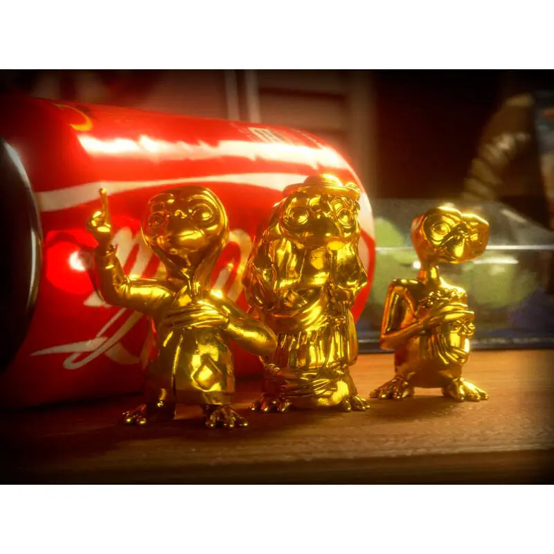 E.T. the Extra-Terrestrial Collector's Set Mini Figurine 3-pack Ediție Aurie 5 cm poza produsului