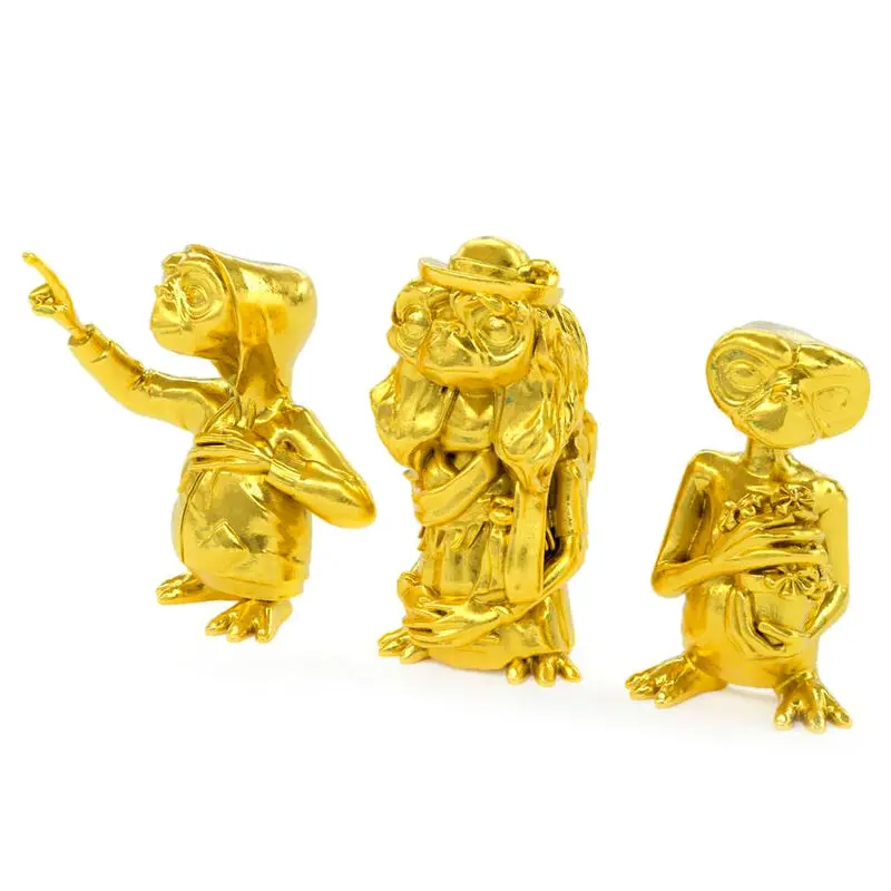 E.T. the Extra-Terrestrial Collector's Set Mini Figurine 3-pack Ediție Aurie 5 cm poza produsului