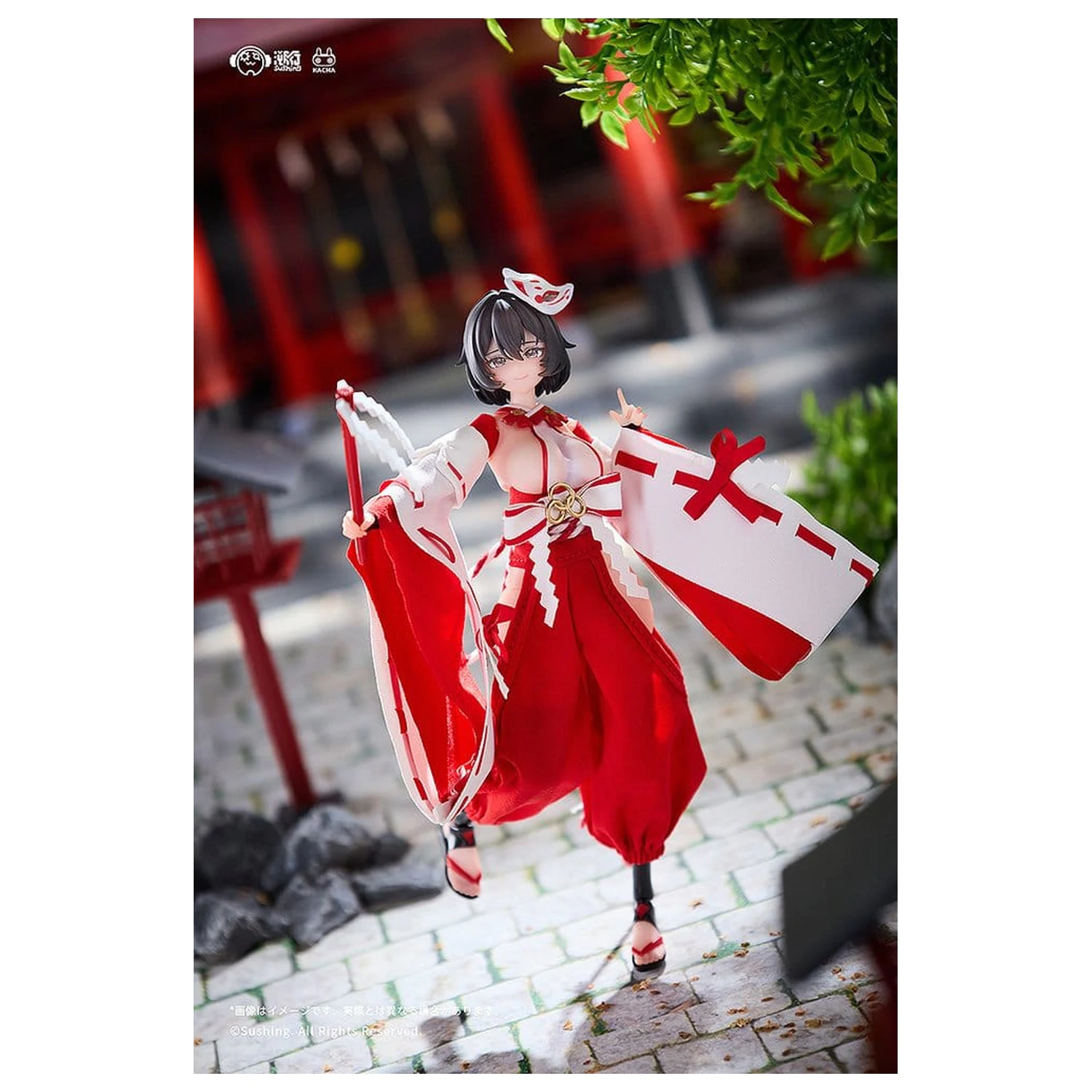 Figurină de acțiune Combat Priestess 1/12 Kikyou Uefuji 15 cm poza produsului