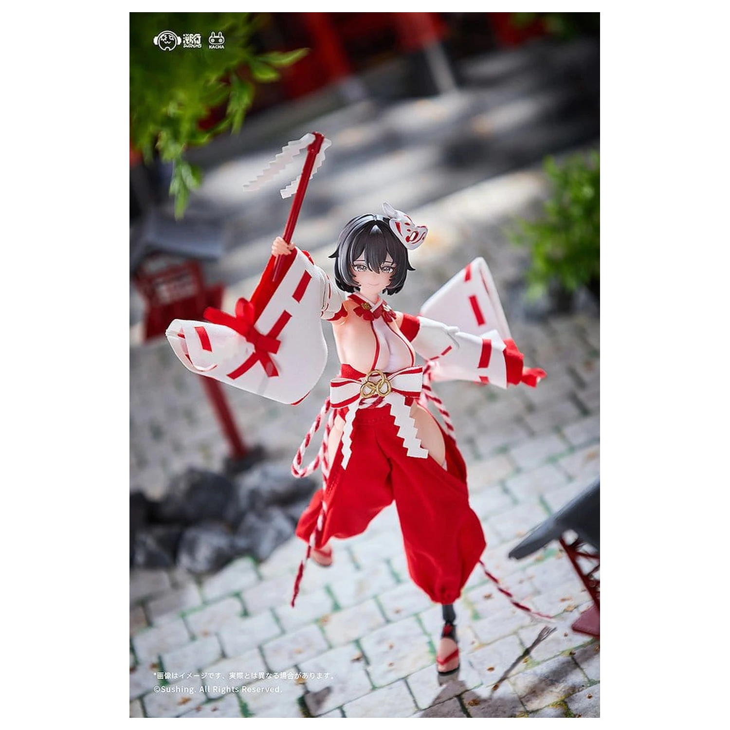 Figurină de acțiune Combat Priestess 1/12 Kikyou Uefuji 15 cm poza produsului