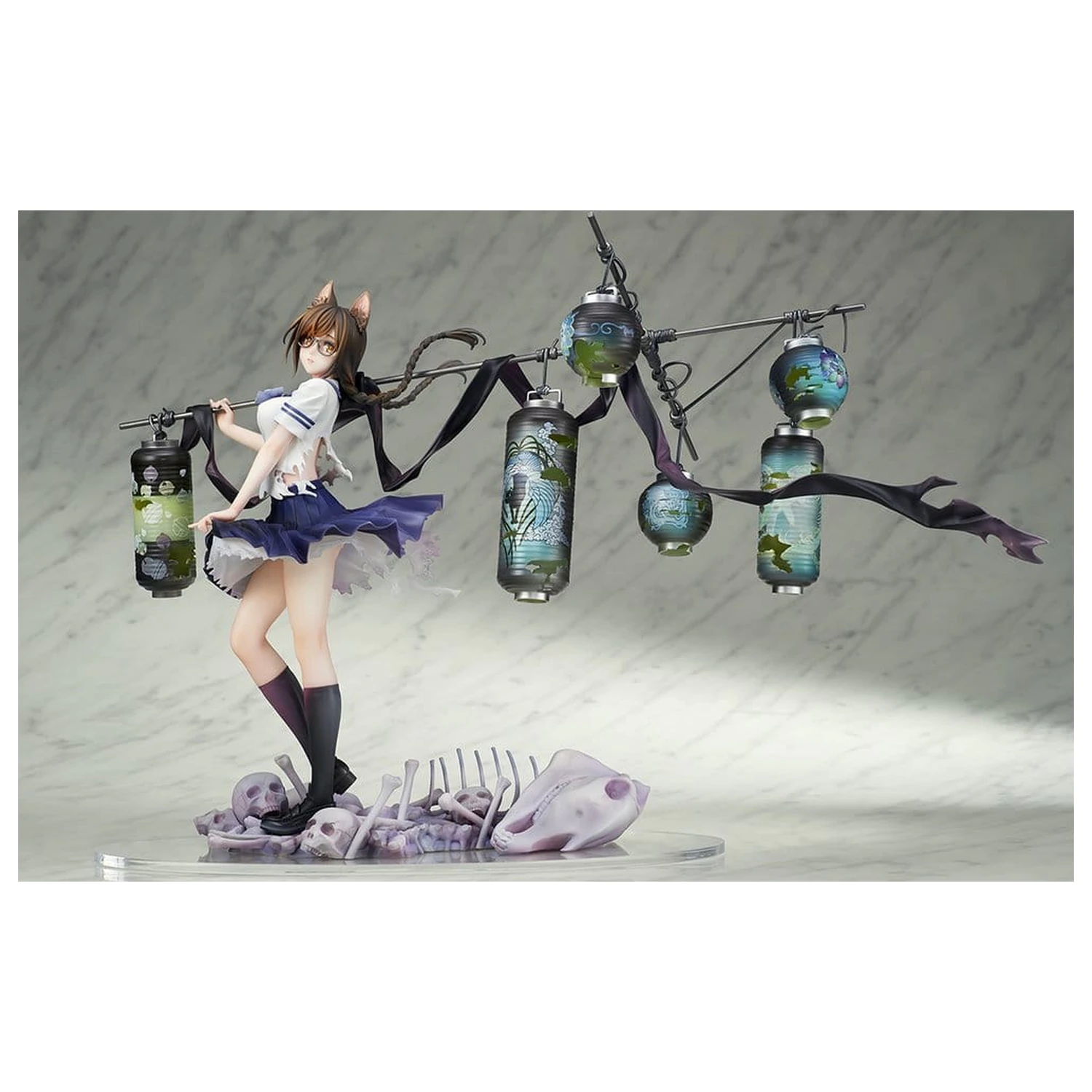 Figurina PVC Comics Bakemonogatari 1/7 Tsubasa Hanekawa 26 cm poza produsului
