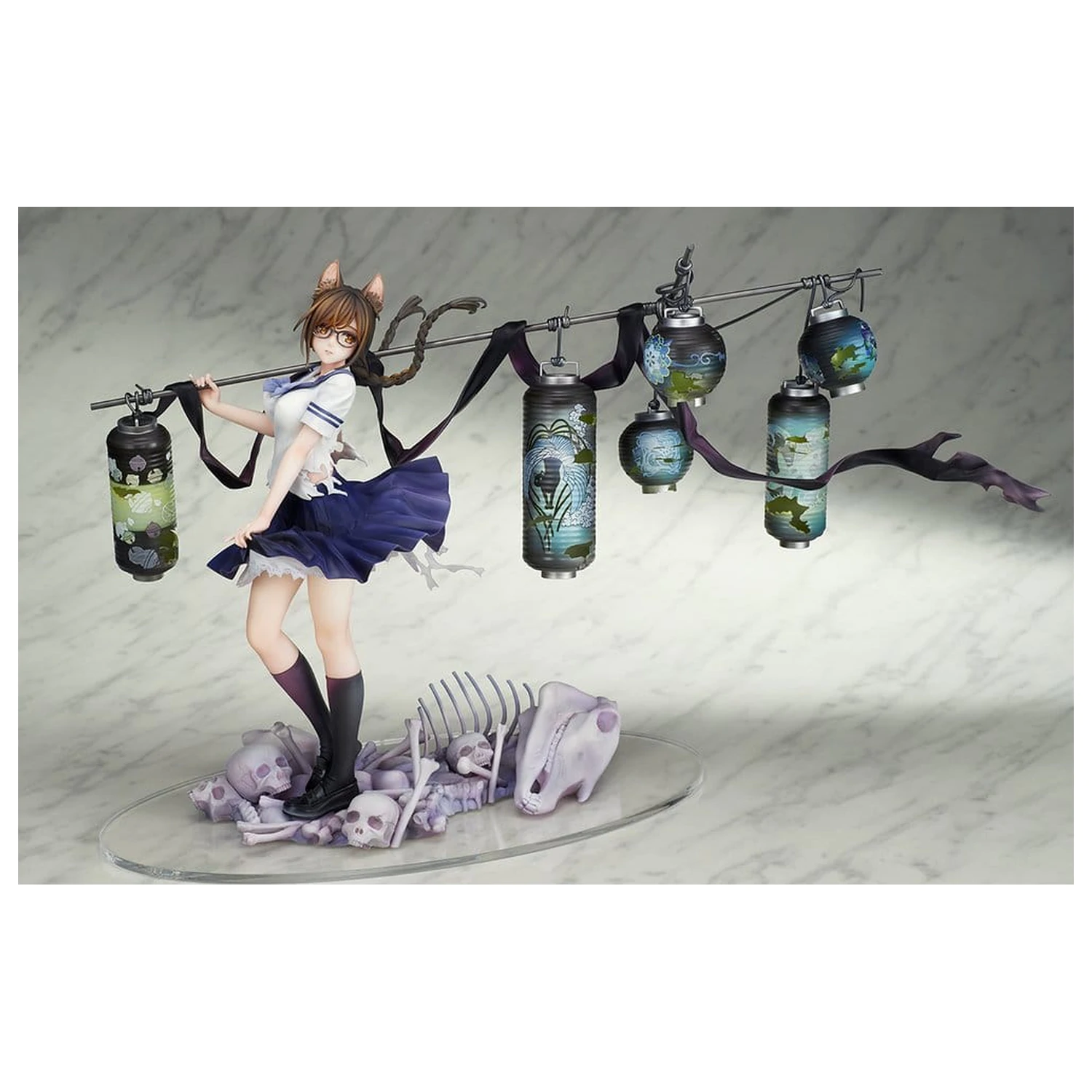 Figurina PVC Comics Bakemonogatari 1/7 Tsubasa Hanekawa 26 cm poza produsului