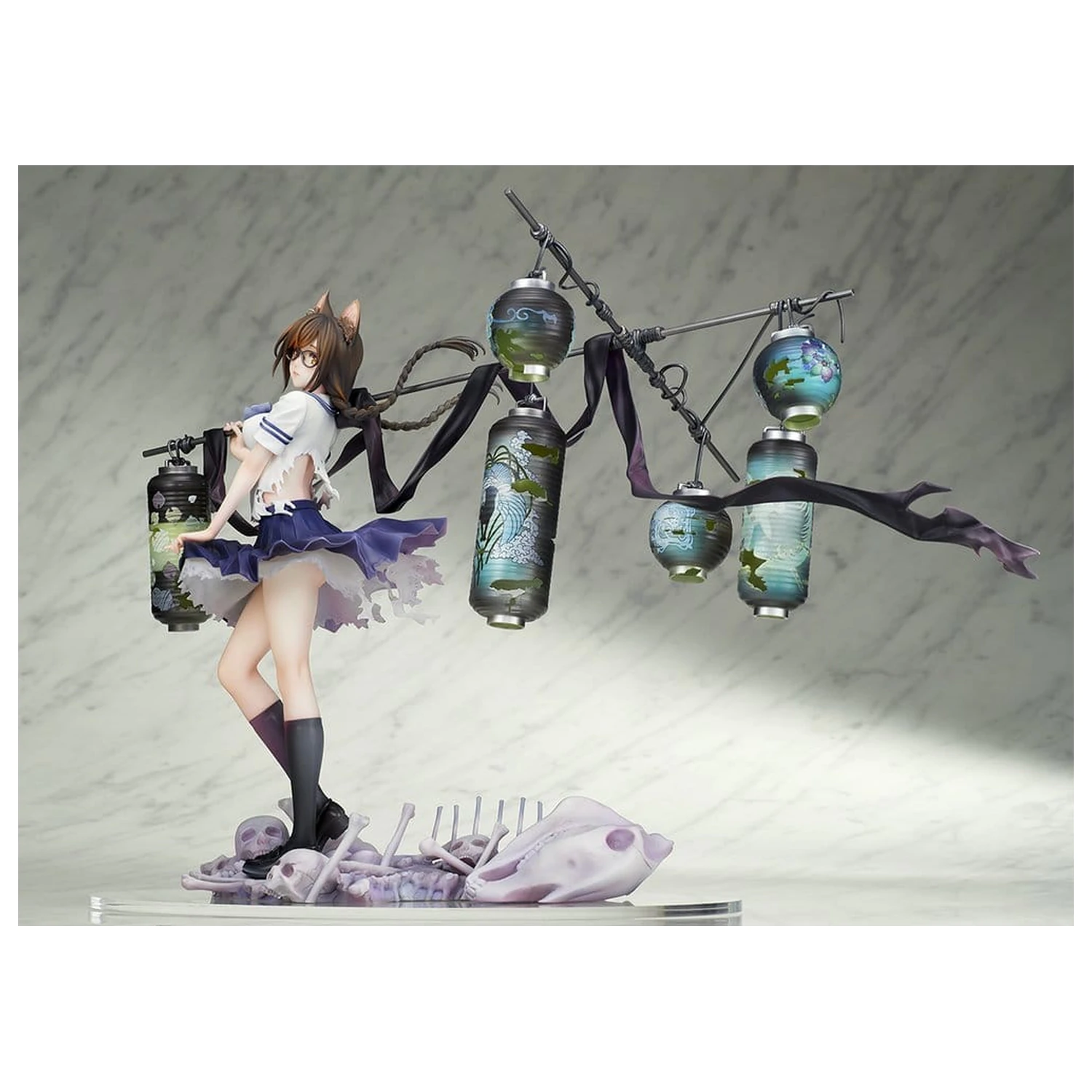 Figurina PVC Comics Bakemonogatari 1/7 Tsubasa Hanekawa 26 cm poza produsului