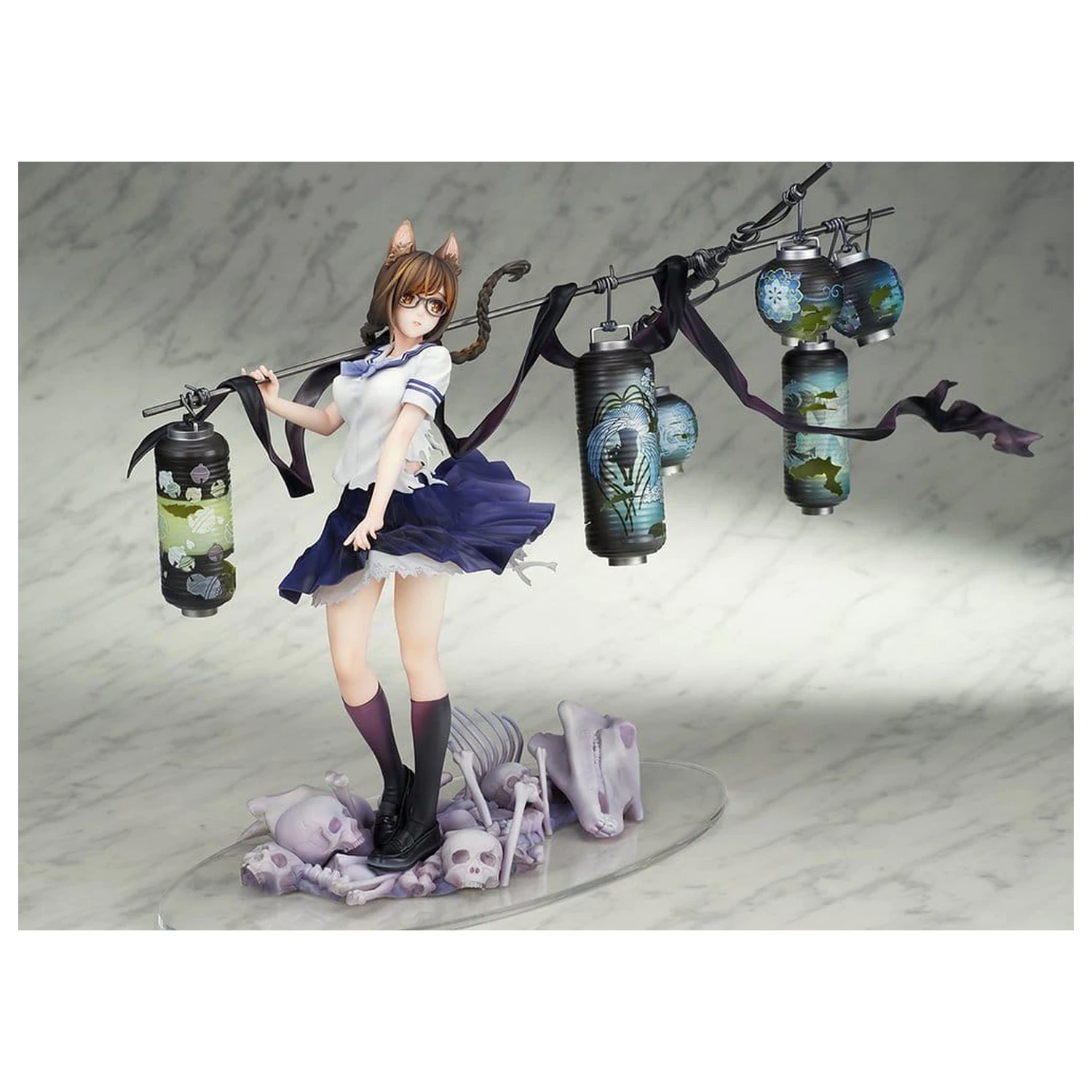 Figurina PVC Comics Bakemonogatari 1/7 Tsubasa Hanekawa 26 cm poza produsului