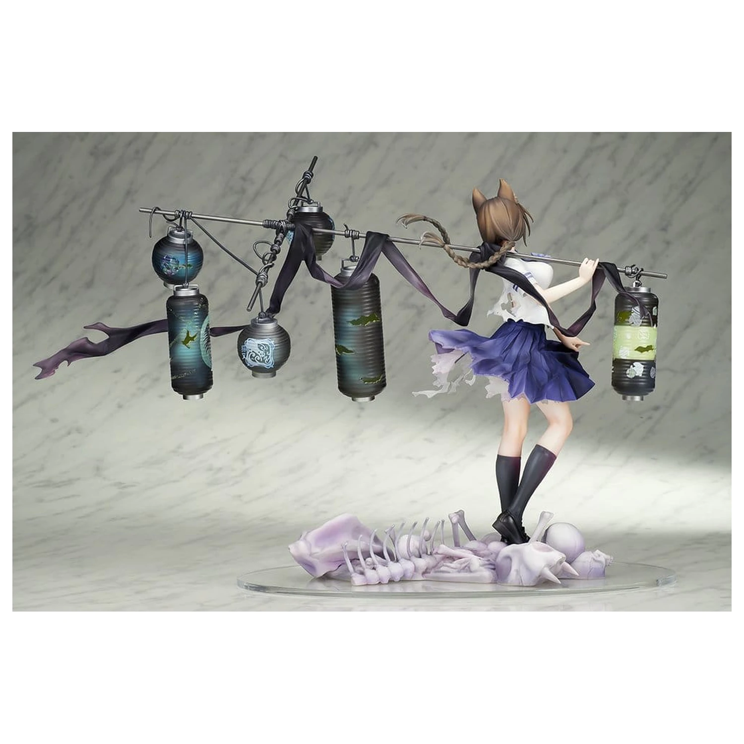 Figurina PVC Comics Bakemonogatari 1/7 Tsubasa Hanekawa 26 cm poza produsului
