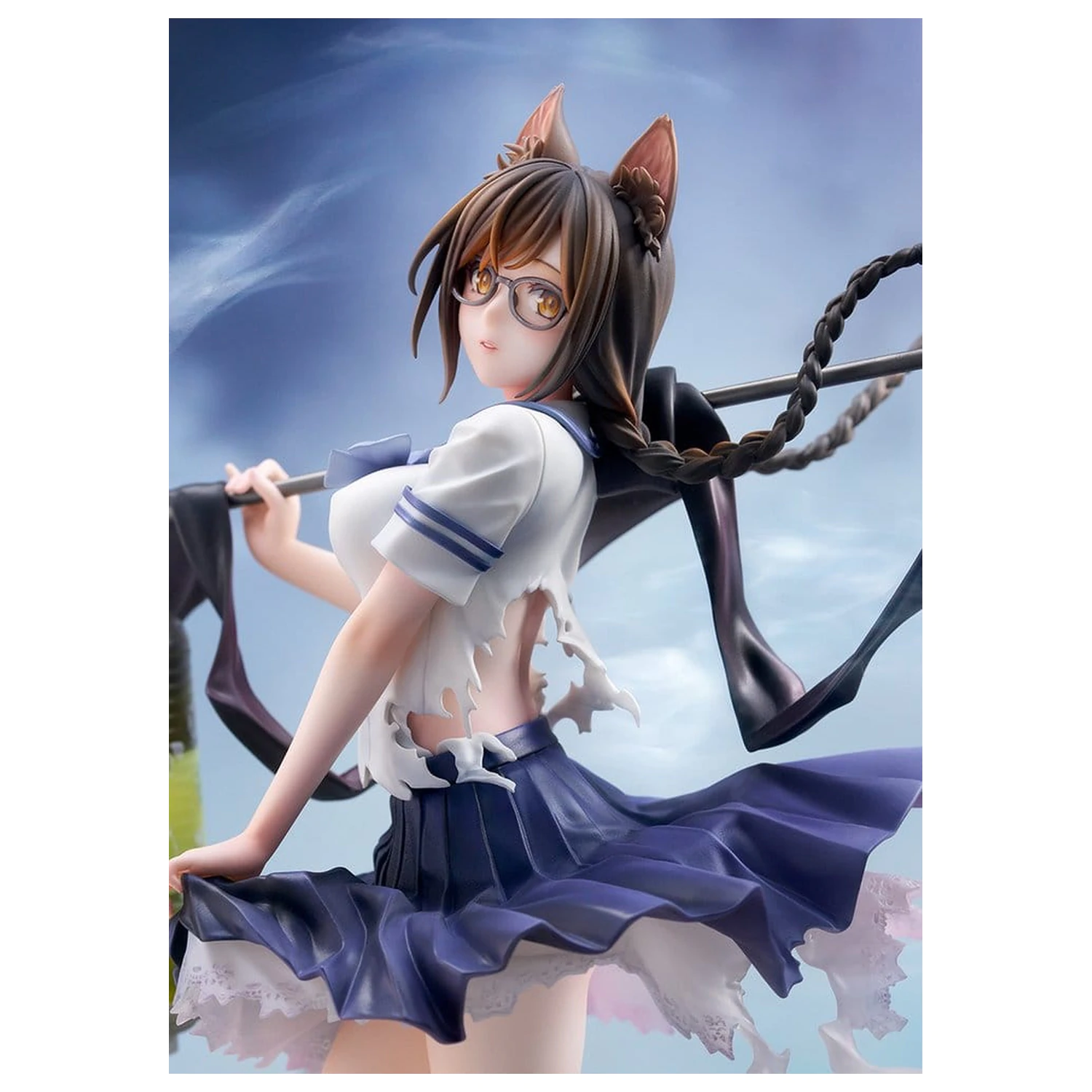 Figurina PVC Comics Bakemonogatari 1/7 Tsubasa Hanekawa 26 cm poza produsului