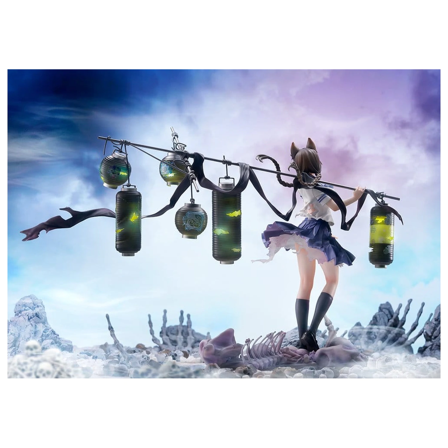 Figurina PVC Comics Bakemonogatari 1/7 Tsubasa Hanekawa 26 cm poza produsului