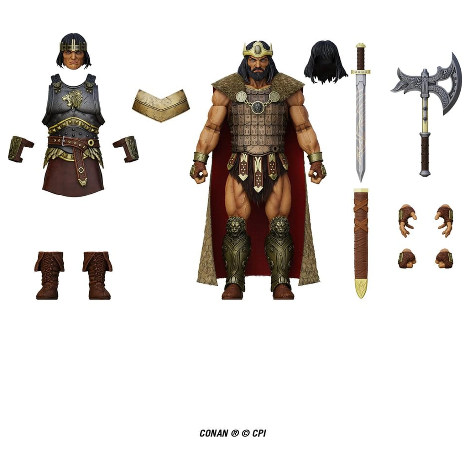 Conan Epic H.A.C.K.S. figurină de acțiune 1/12 King Conan: Ruler of Aquilonia poza produsului
