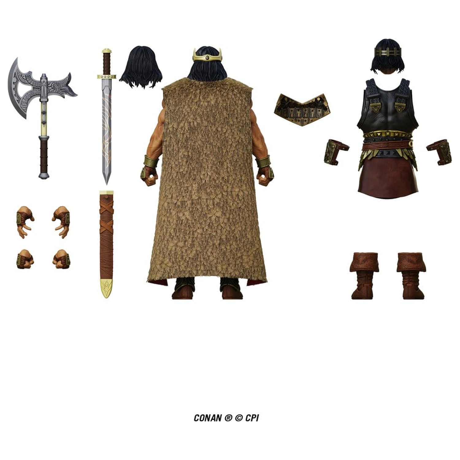 Conan Epic H.A.C.K.S. figurină de acțiune 1/12 King Conan: Ruler of Aquilonia poza produsului