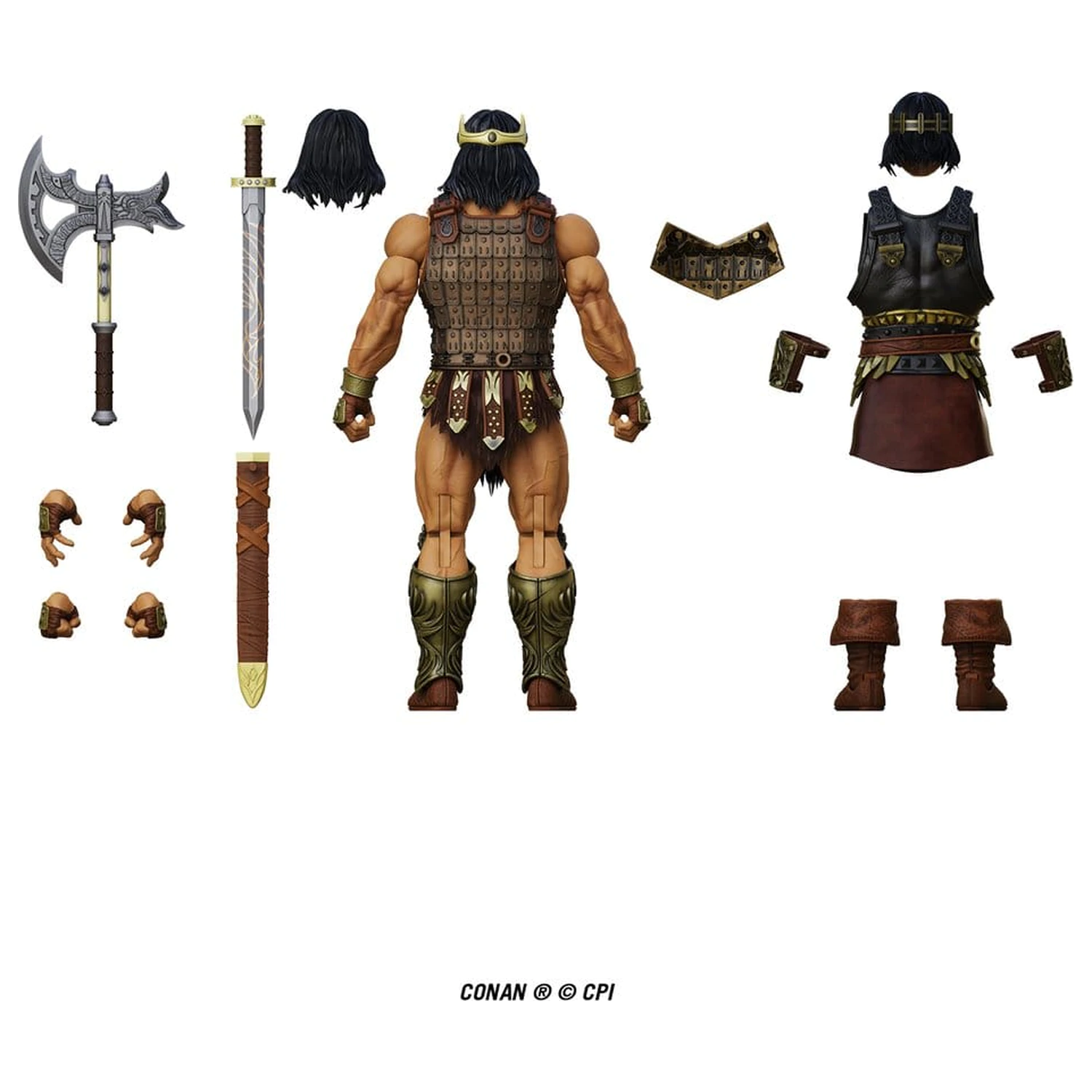 Conan Epic H.A.C.K.S. figurină de acțiune 1/12 King Conan: Ruler of Aquilonia poza produsului
