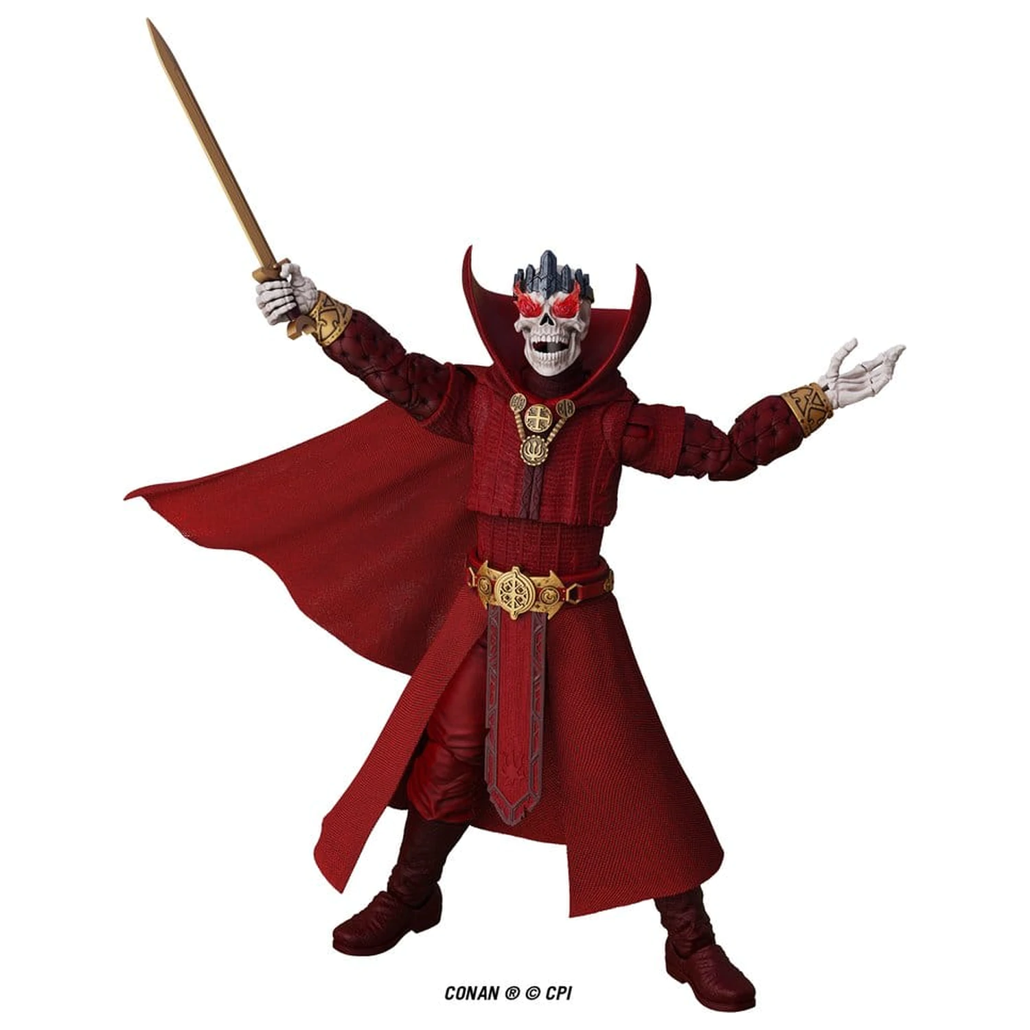Conan Epic H.A.C.K.S. Figurina de actiune 1/12 Thulsa Doom: Undead Sorcerer poza produsului