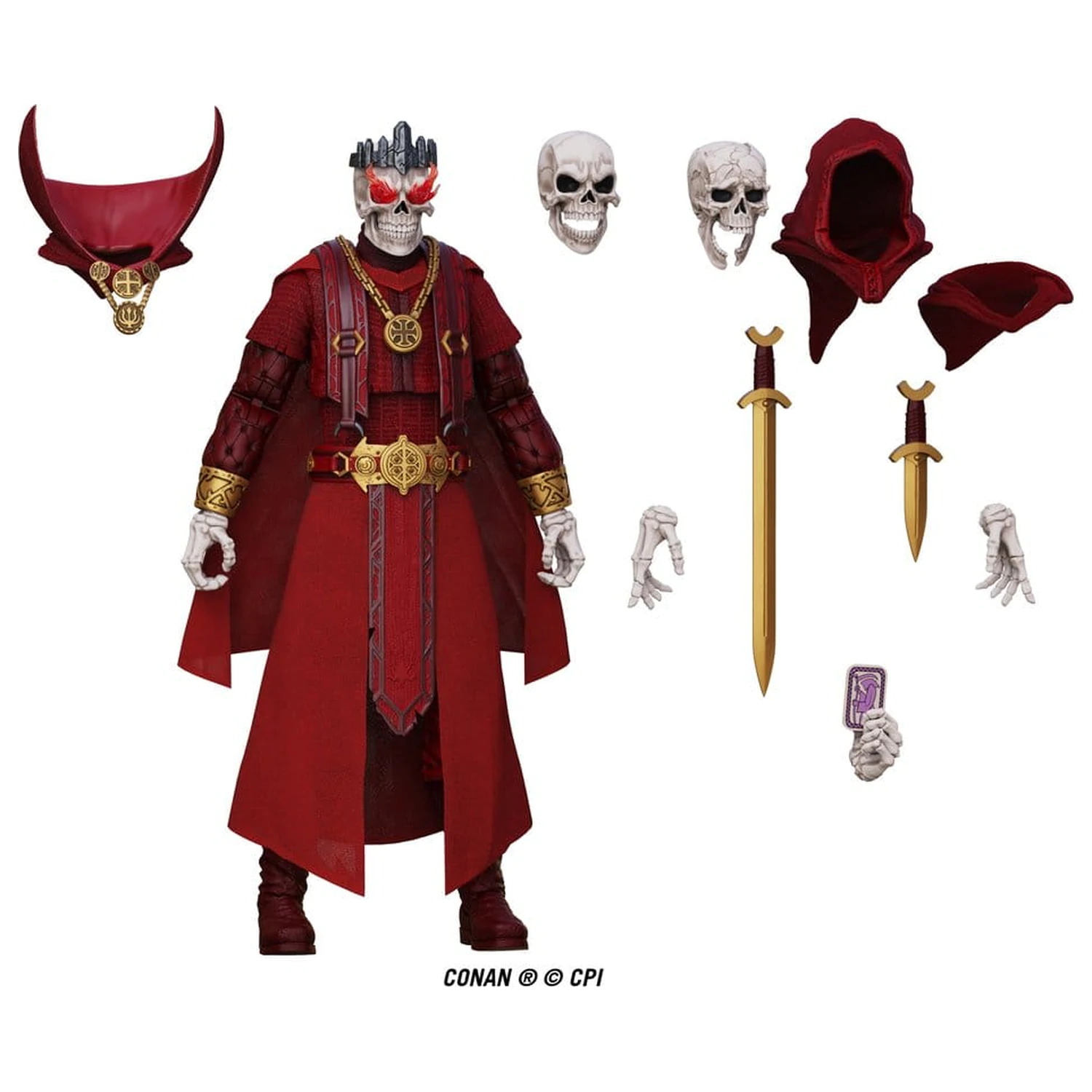 Conan Epic H.A.C.K.S. Figurina de actiune 1/12 Thulsa Doom: Undead Sorcerer poza produsului