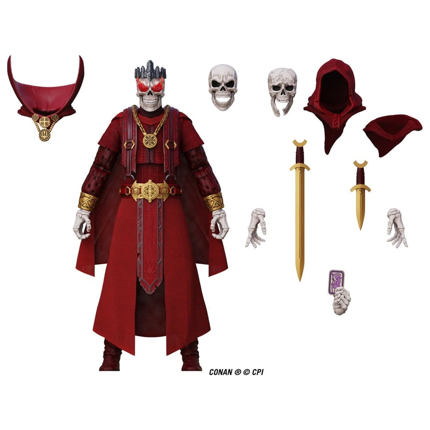 Conan Epic H.A.C.K.S. Figurina de actiune 1/12 Thulsa Doom: Undead Sorcerer poza produsului