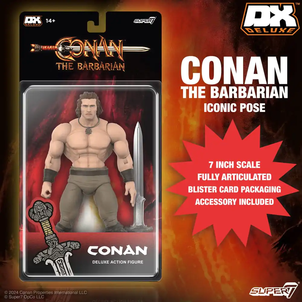 Conan the Barbarian 1982 Figurina de acțiune Deluxe Conan Iconic Pose 18 cm poza produsului