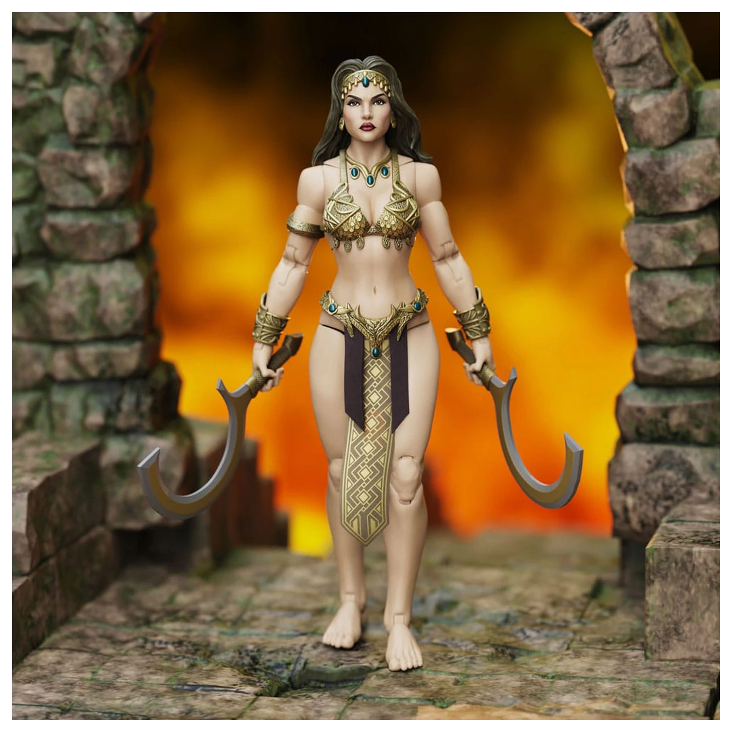 Conan the Barbarian Epic H.A.C.K.S. Figurina de actiune 1/12 Bêlit: Queen of the Black Coast poza produsului