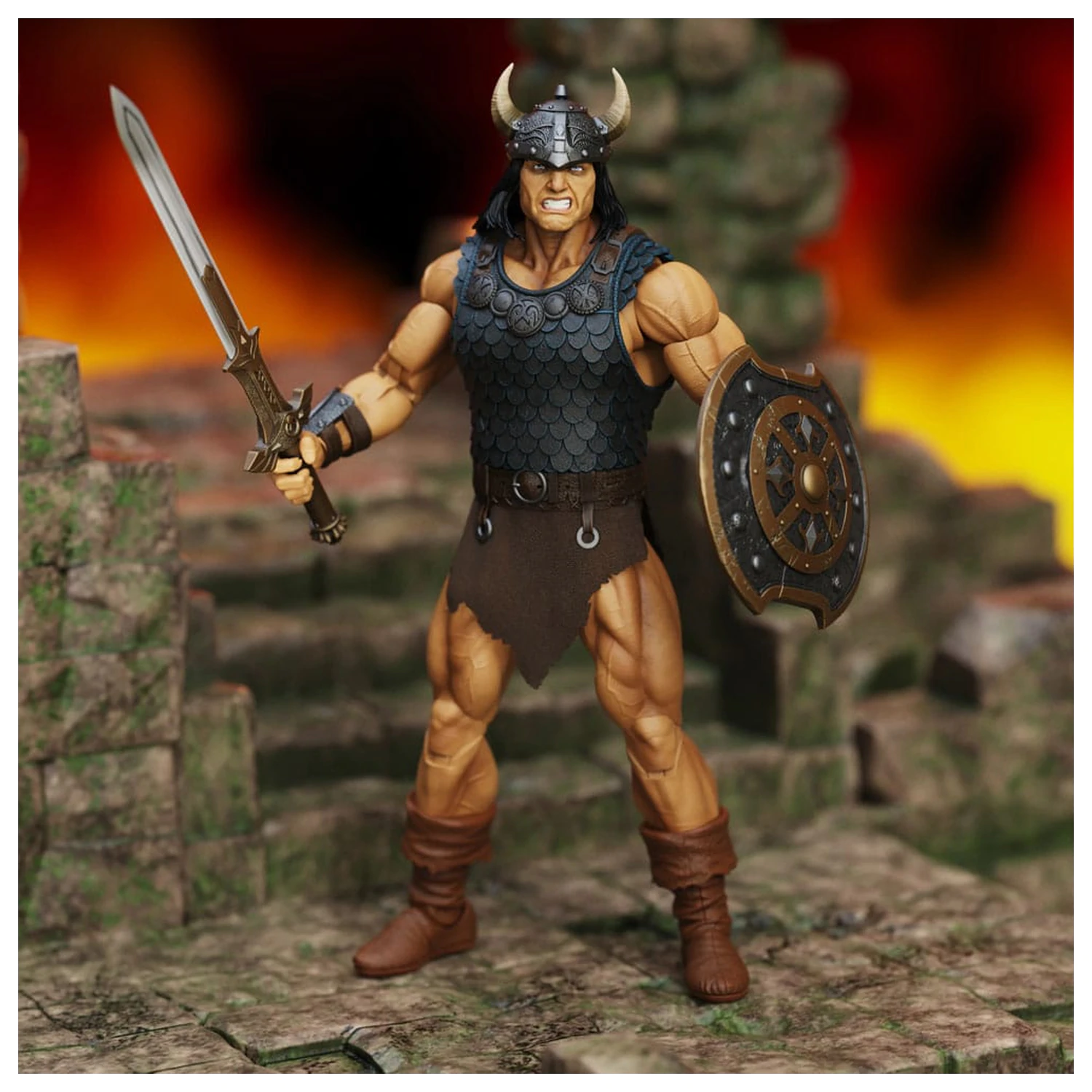 Conan the Barbarian Epic HACKS Figura de actiune 1/12 Conan: Reaver of the Black Coast poza produsului