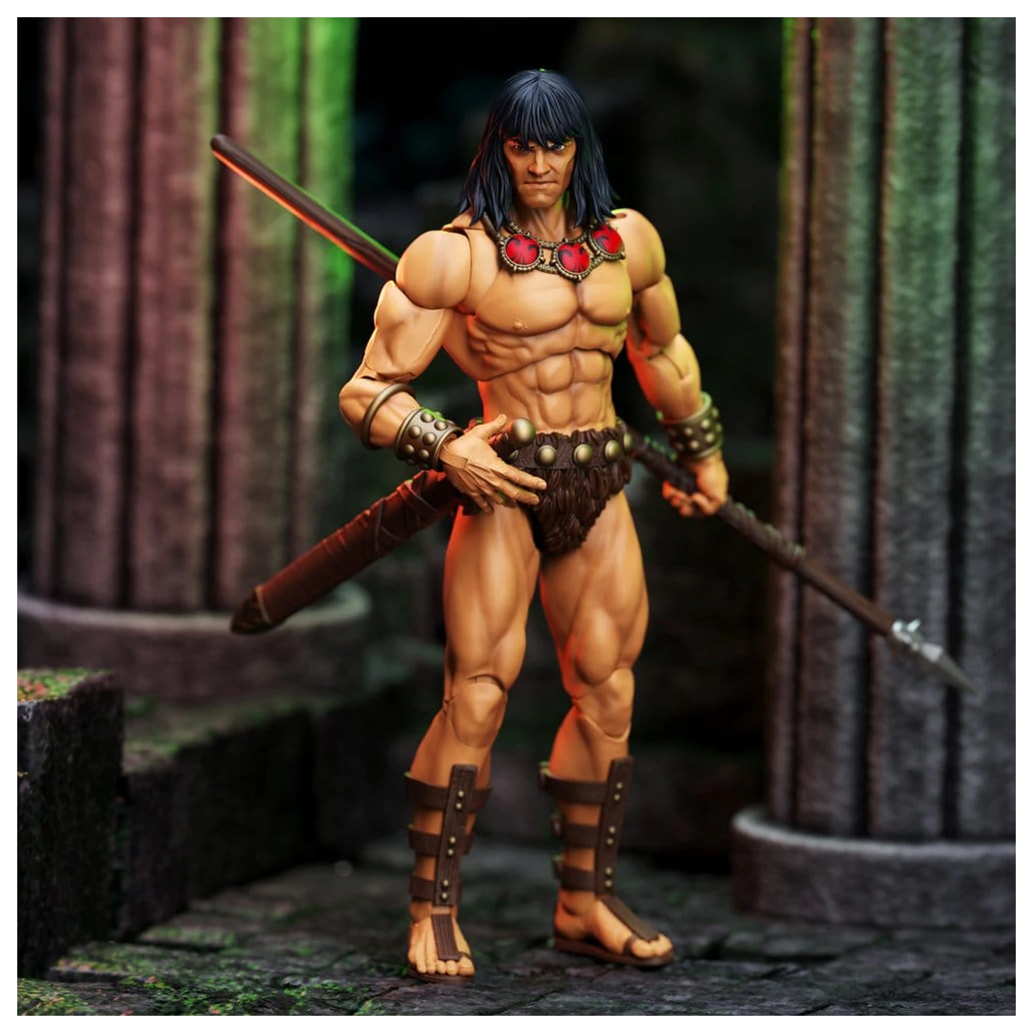Conan the Barbarian Epic H.A.C.K.S. Figurine de Actiune The Tower of the Elephant Set: Young Conan and Yag Kosha poza produsului