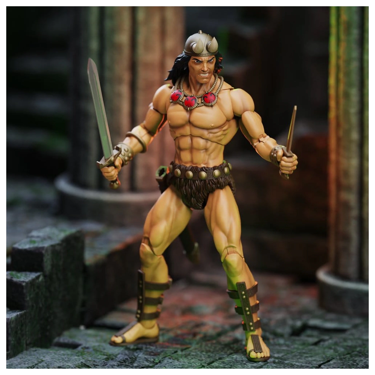 Conan the Barbarian Epic H.A.C.K.S. Figurine de Actiune The Tower of the Elephant Set: Young Conan and Yag Kosha poza produsului