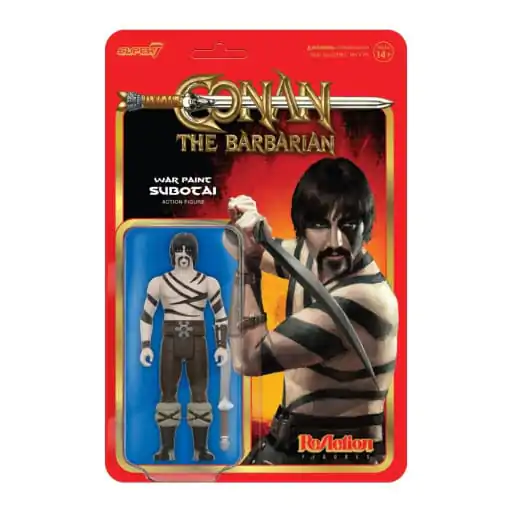 Conan The Barbarian ReAction Figurina de acțiune Wave 02 Subotai (War Paint) 10 cm poza produsului