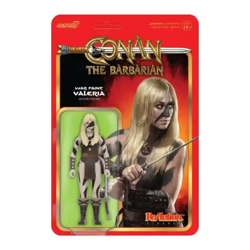 Conan The Barbarian ReAction Figurina de Acțiune Wave 02 Valeria (War Paint) 10 cm poza produsului