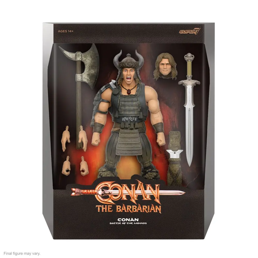 Figurină de acțiune Conan the Barbarian Ultimates Conan (Battle of the Mounds) 18 cm poza produsului