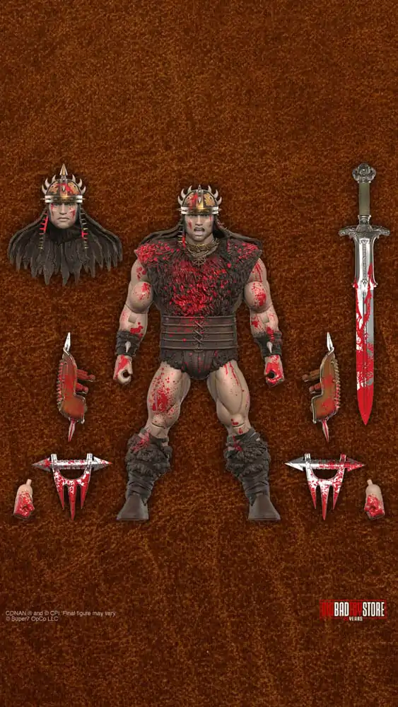Conan the Barbarian Ultimates figurina de actiune Conan Blood Soaked Pit Fighter 18 cm poza produsului