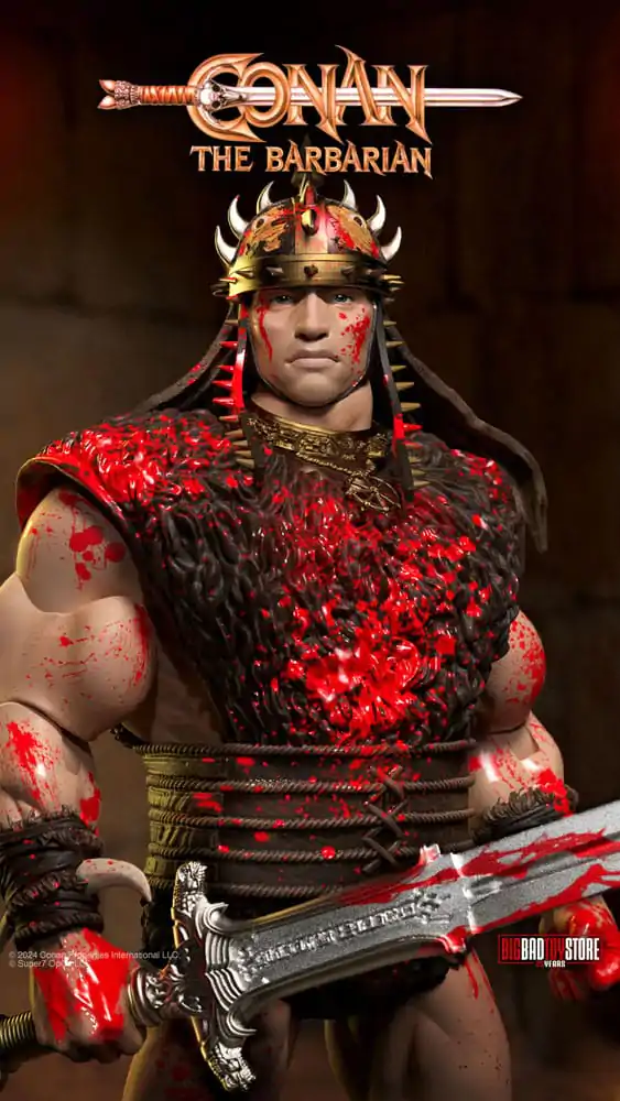 Conan the Barbarian Ultimates figurina de actiune Conan Blood Soaked Pit Fighter 18 cm poza produsului