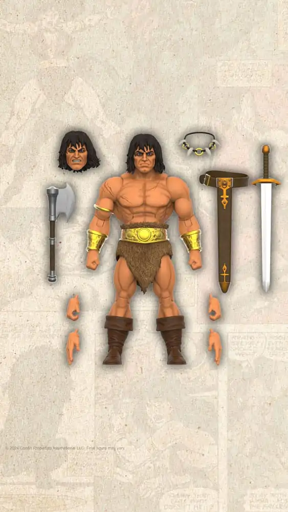 Figurină de acțiune Ultimates Conan the Barbarian Conan The Barbarian 18 cm poza produsului