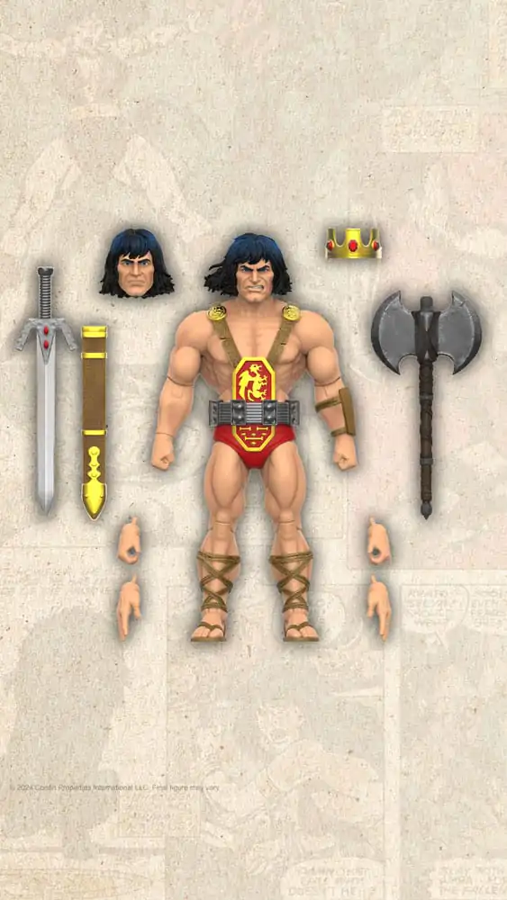 Conan the Barbarian Ultimates figurină de acțiune Kull The Conqueror 18 cm poza produsului