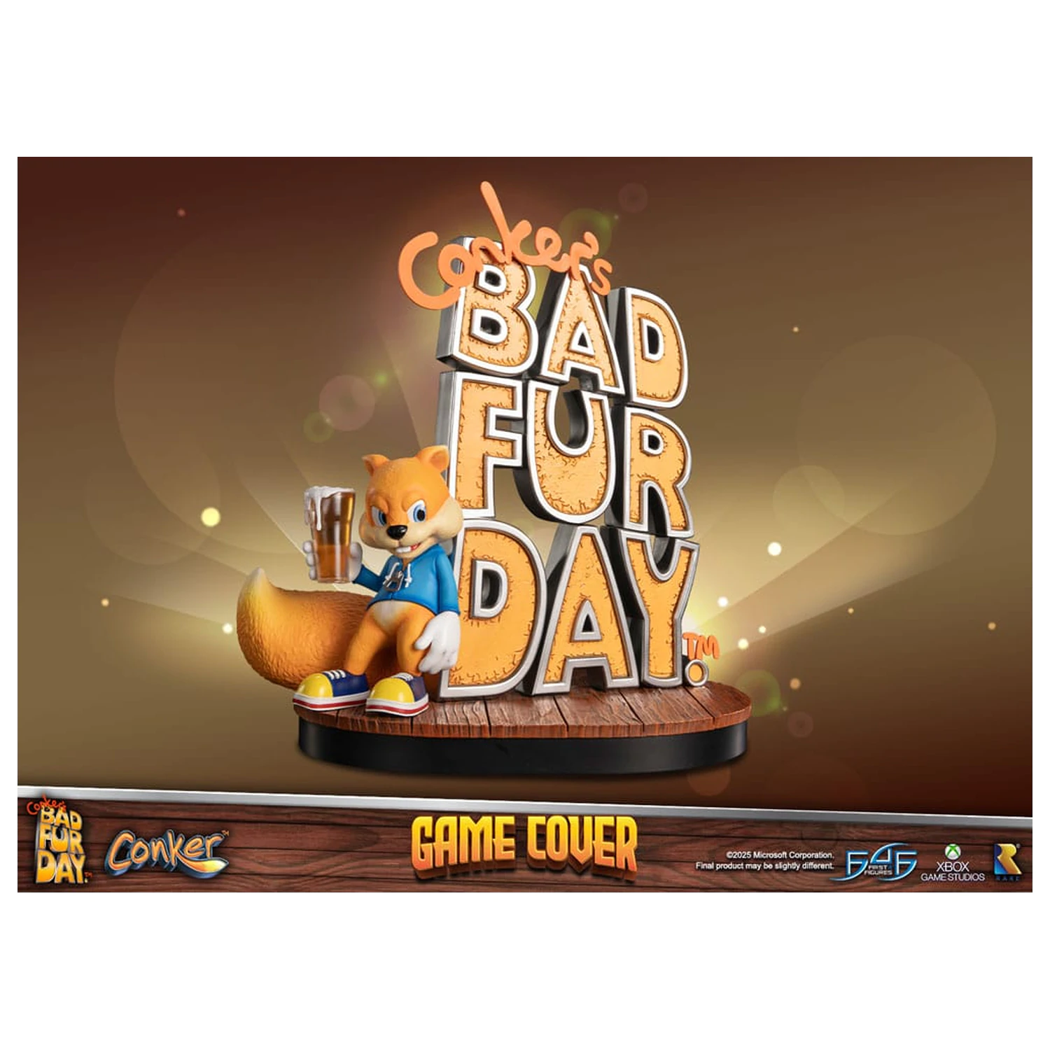 Statueta Conker´s Bad Fur Day Game Cover Exclusive Edition 45 cm poza produsului