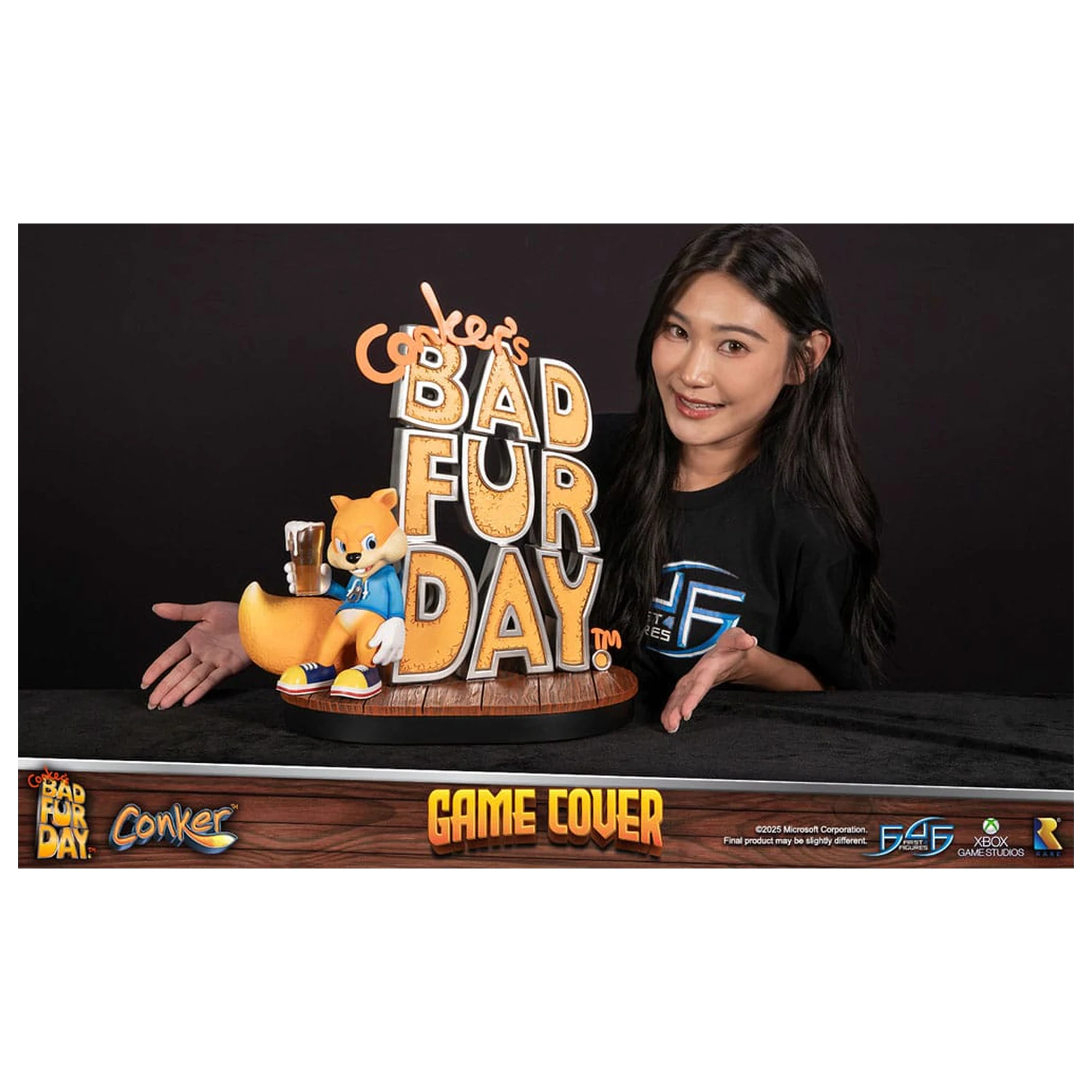 Statueta Conker´s Bad Fur Day Game Cover Exclusive Edition 45 cm poza produsului