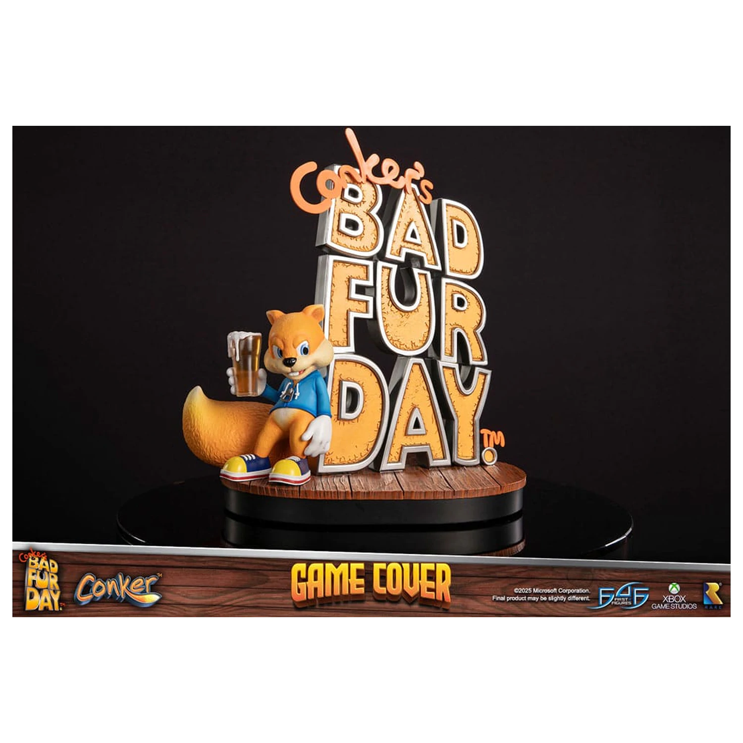 Statueta Conker´s Bad Fur Day Game Cover Exclusive Edition 45 cm poza produsului